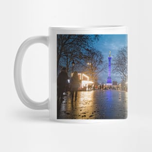 Monument by night - Paris capital of France - Europe Mug